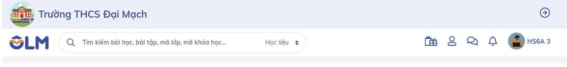 Tìm kiếm học liệu trên OLM